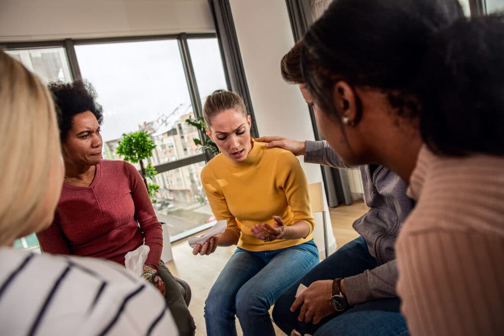 At The Nook Sober Living residents attend therapy where they learn and practice a lot of new DBT skills.